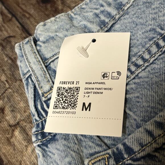 Forever 21 Premium Wide Leg Jeans - Women's Size Medium New - Picture 10 of 10